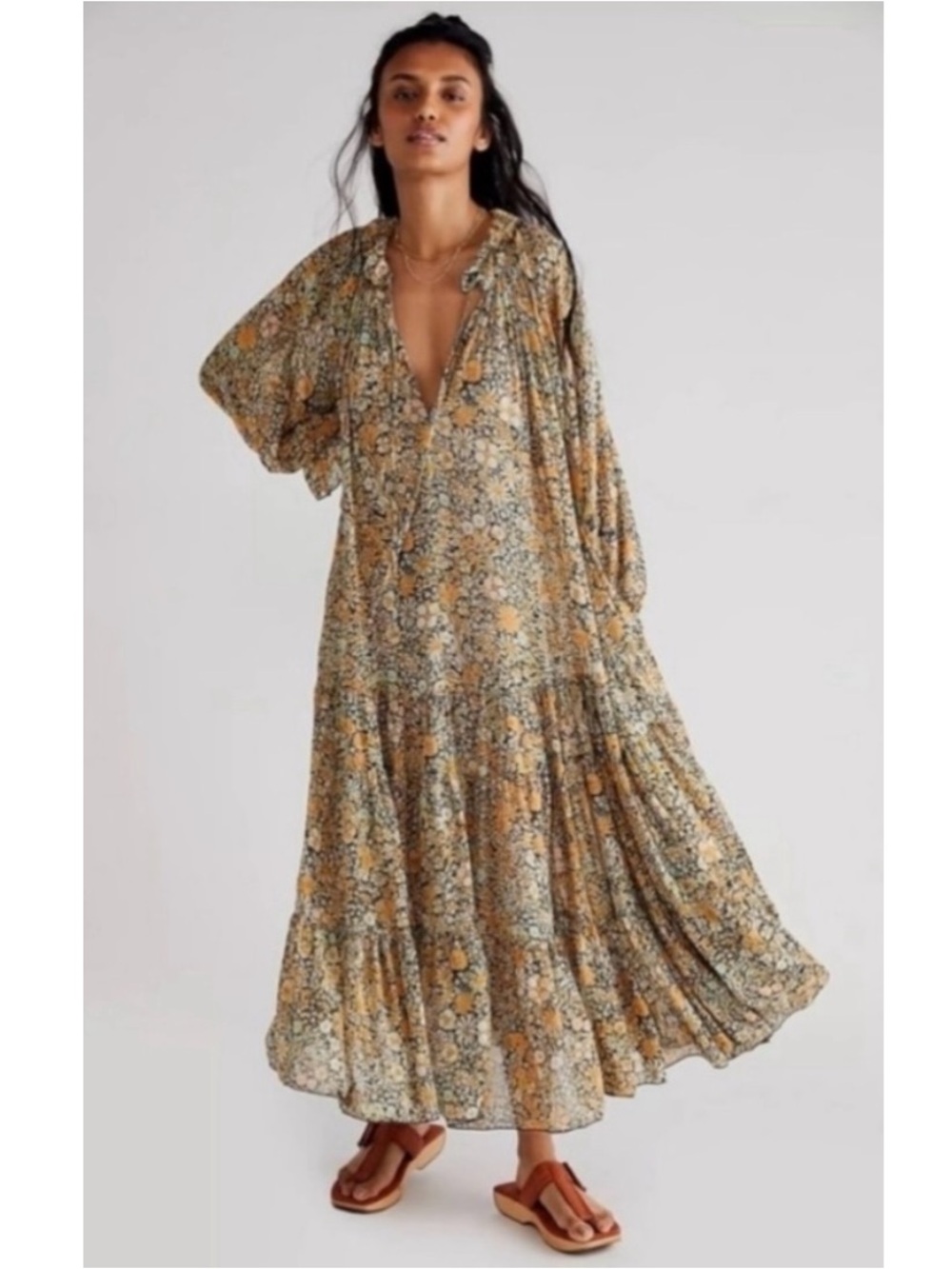 Free People Feeling Groovy Maxi Dress Small
